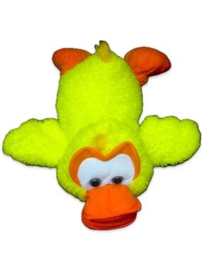 Giant Yellow Plush Duck Stuffed Animal Bed Decor 27"